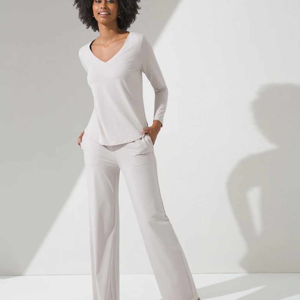 SOMA RESTORE Aloe Knit Wide-Leg Pants